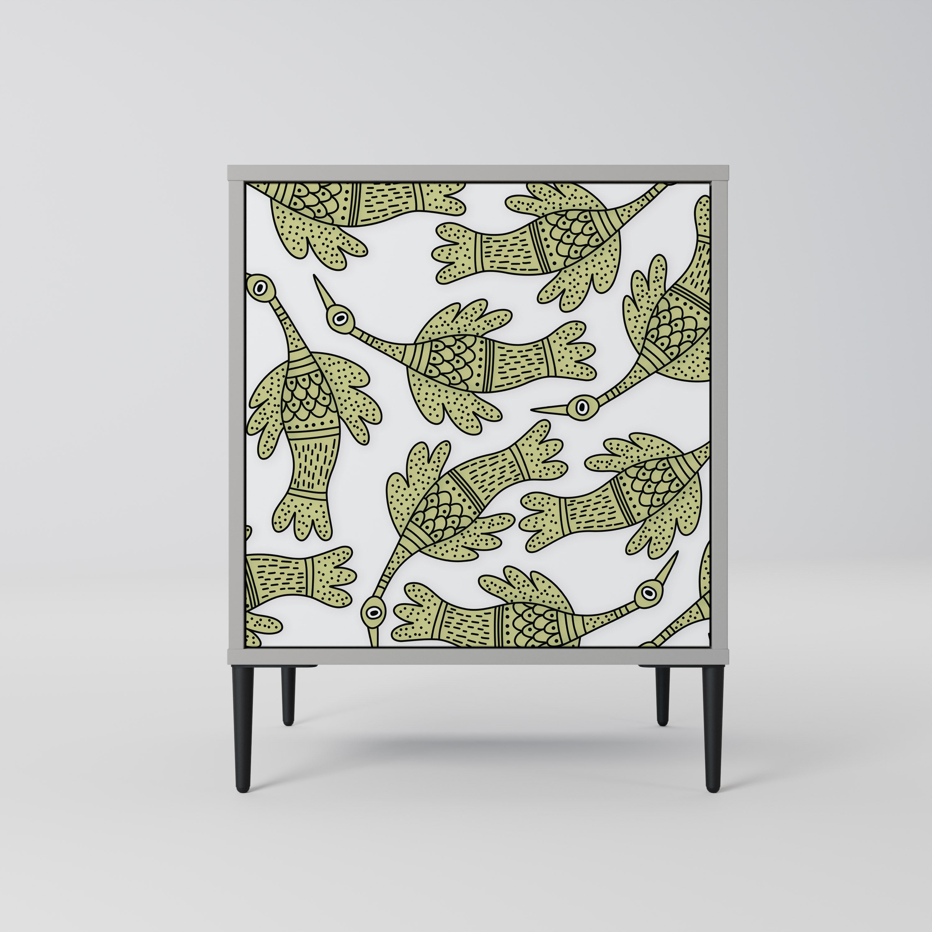 SEEDLING SONGBIRD Sideboard mit 1 Tür in Grau
