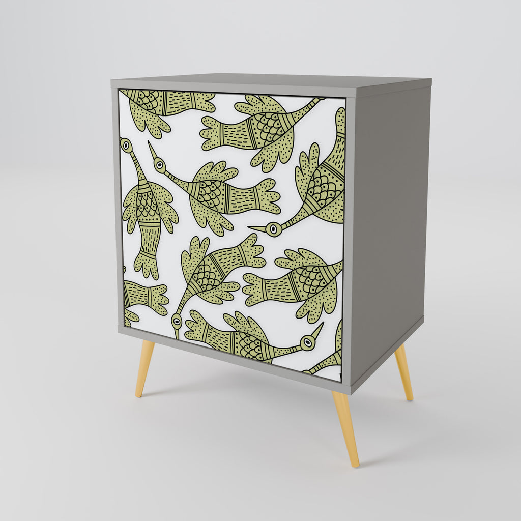 SEEDLING SONGBIRD Sideboard mit 1 Tür in Grau