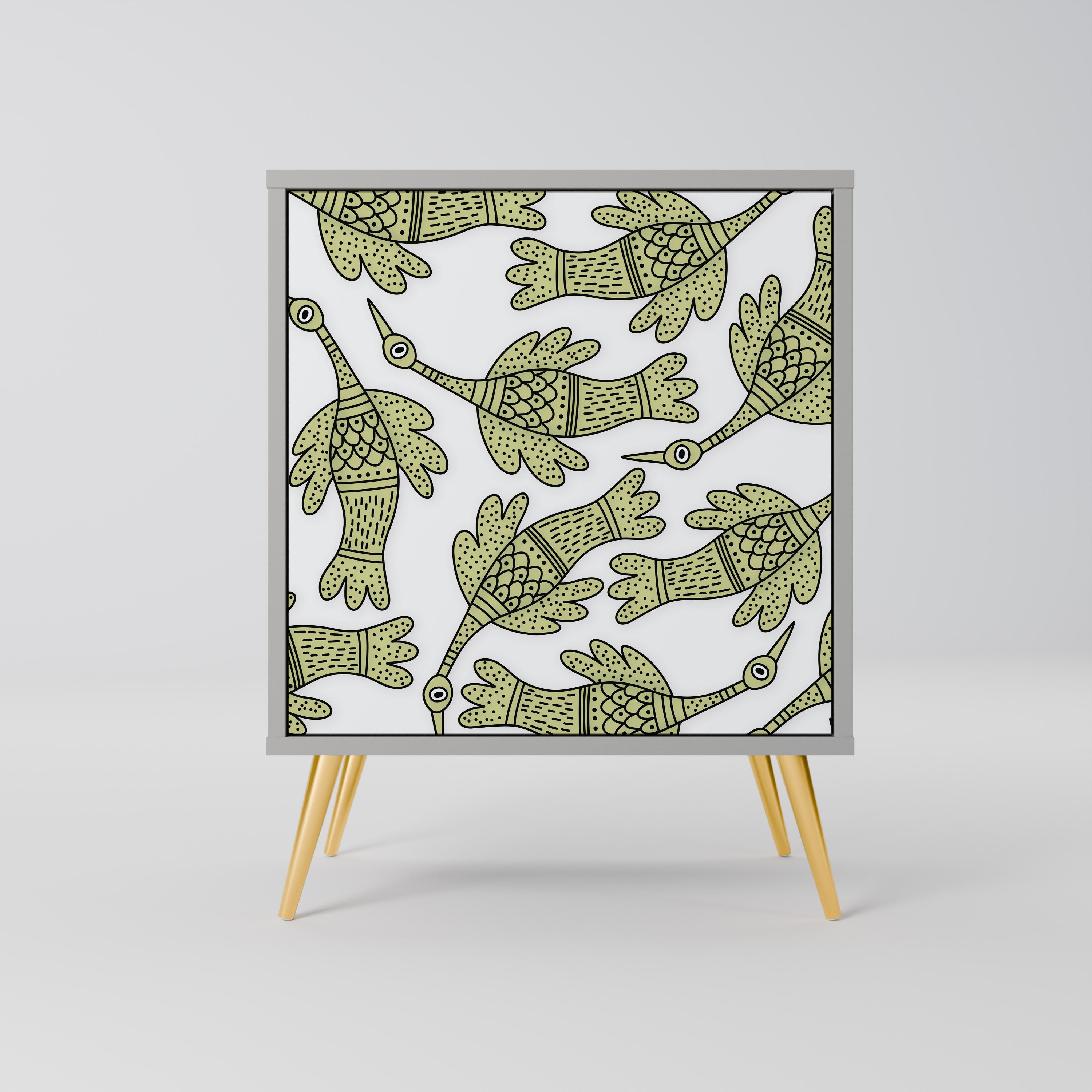 SEEDLING SONGBIRD Sideboard mit 1 Tür in Grau