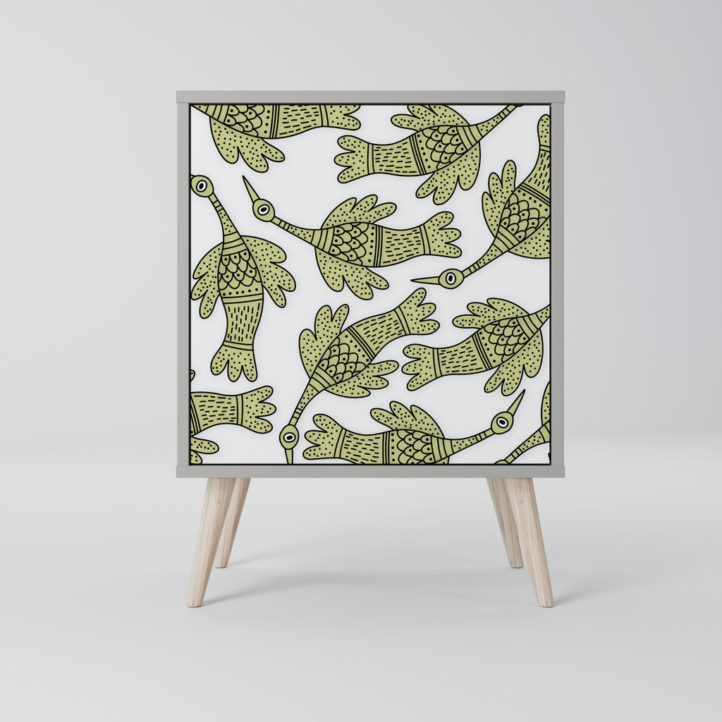 SEEDLING SONGBIRD Sideboard mit 1 Tür in Grau