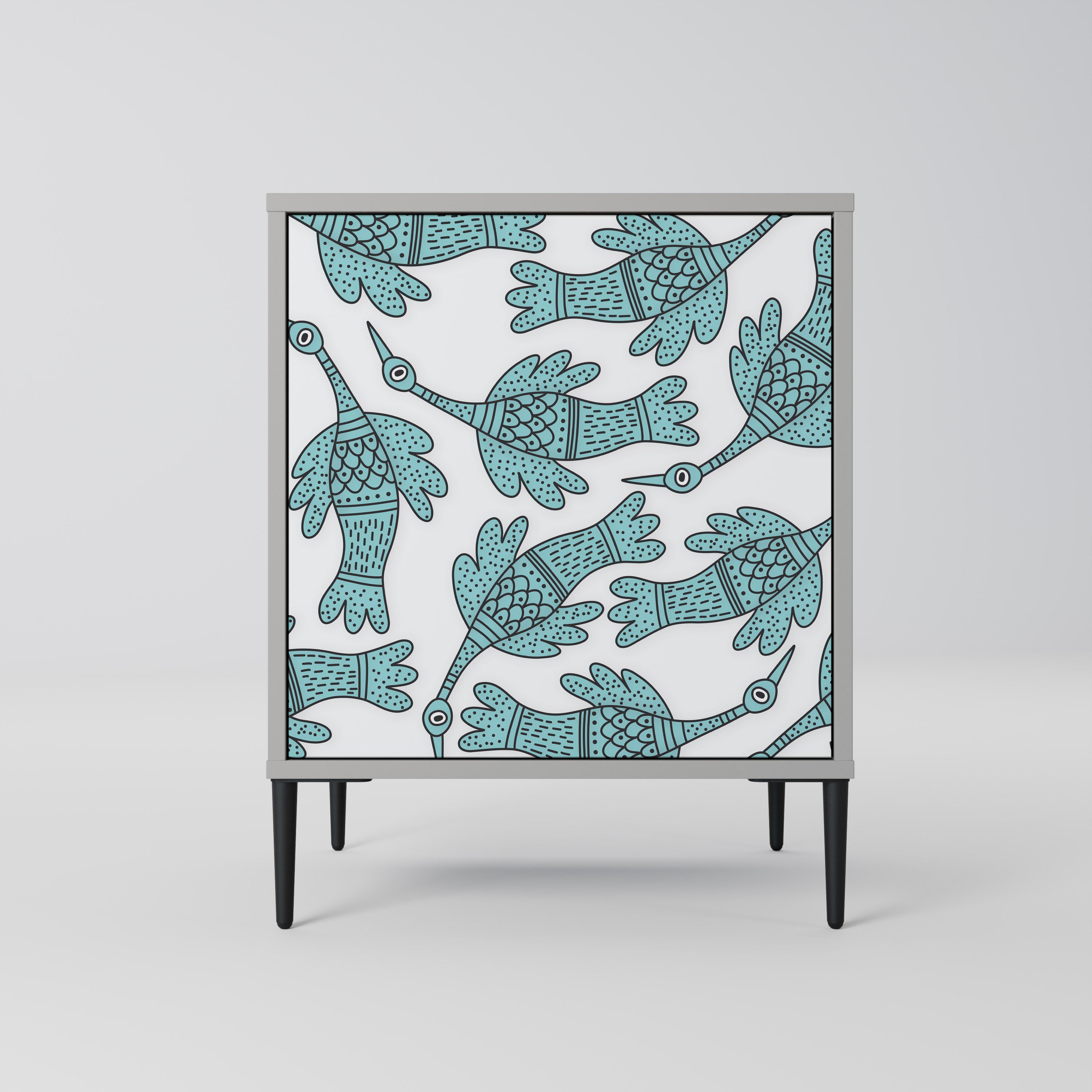 WATERSPOUT SONGIBIRD Sideboard mit 1 Tür in Grau