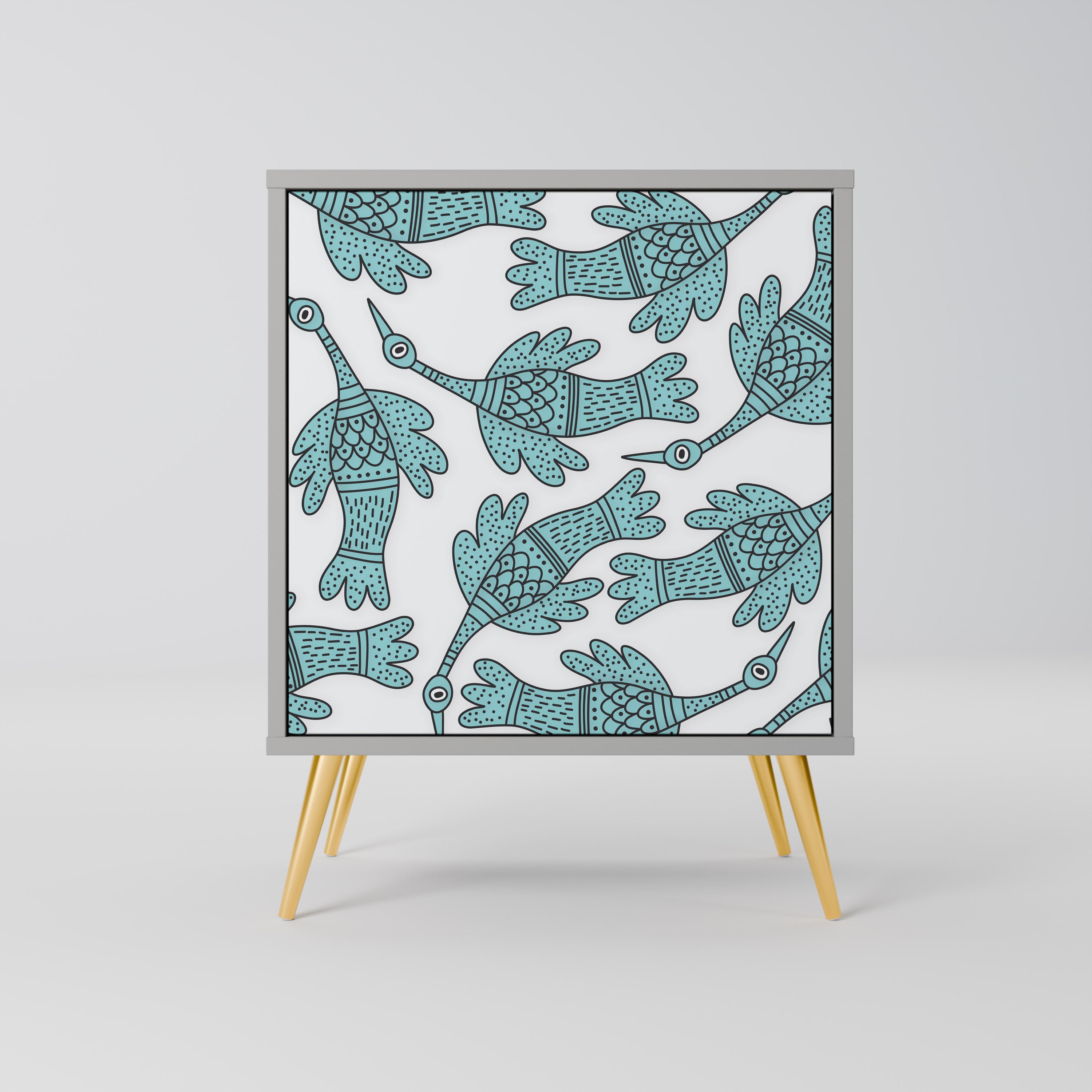 WATERSPOUT SONGIBIRD Sideboard mit 1 Tür in Grau