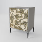 ALMONDINE SONGBIRD Sideboard mit 1 Tür in Grau