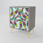 INDIAN FISH Sideboard mit 1 Tür in Grau