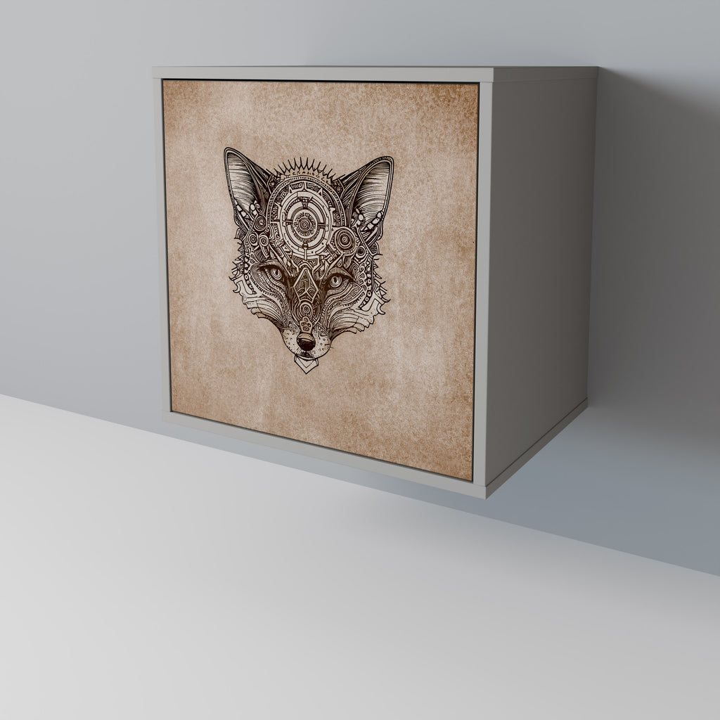 STEAMPUNK CLAN Sideboard mit 1 Tür in Grau