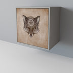 STEAMPUNK CLAN Sideboard mit 1 Tür in Grau