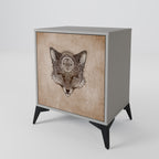 STEAMPUNK CLAN Sideboard mit 1 Tür in Grau
