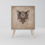 STEAMPUNK CLAN Sideboard mit 1 Tür in Grau