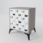 CATS COMPILATION Sideboard mit 1 Tür in Grau