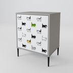 CATS COMPILATION Sideboard mit 1 Tür in Grau