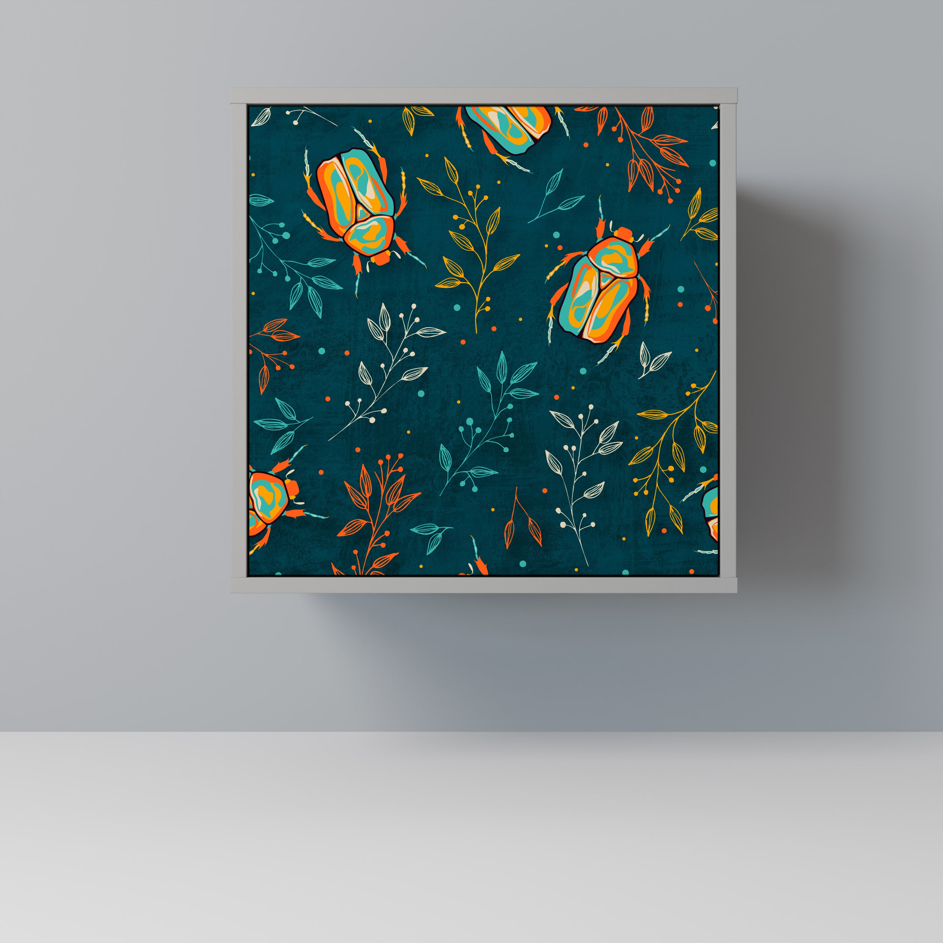 AUTUMN INSECTS Sideboard mit 1 Tür in Grau