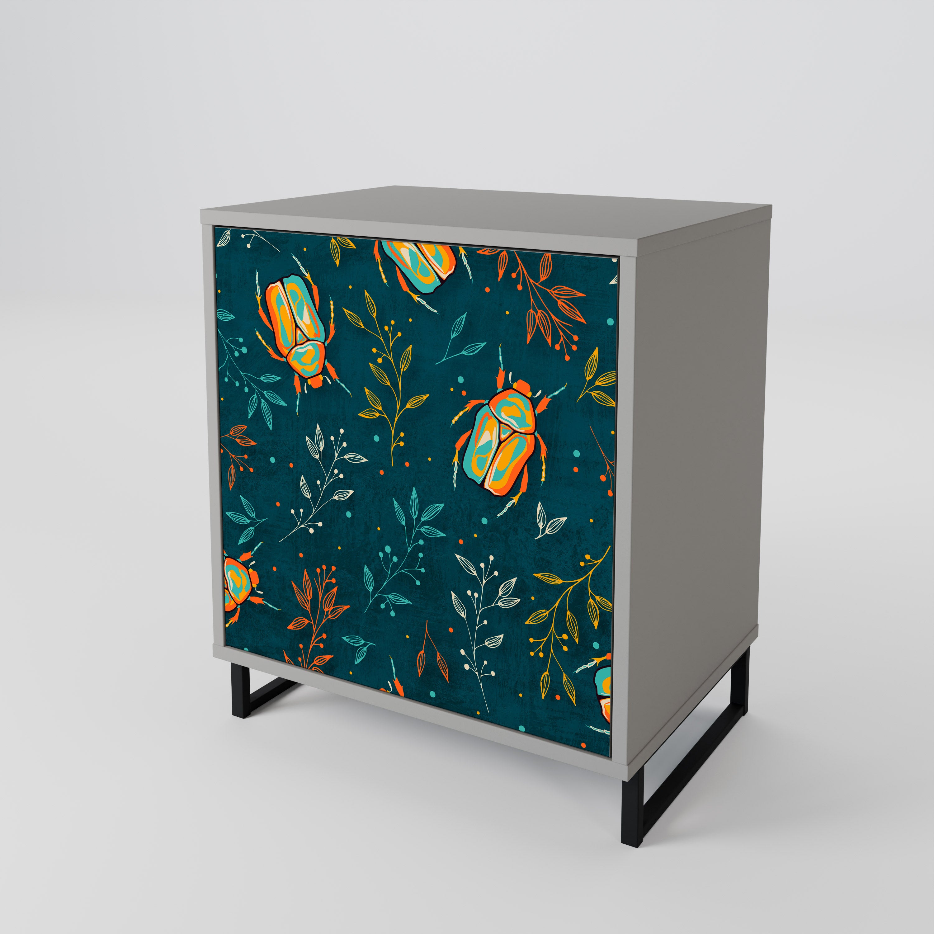 AUTUMN INSECTS Sideboard mit 1 Tür in Grau