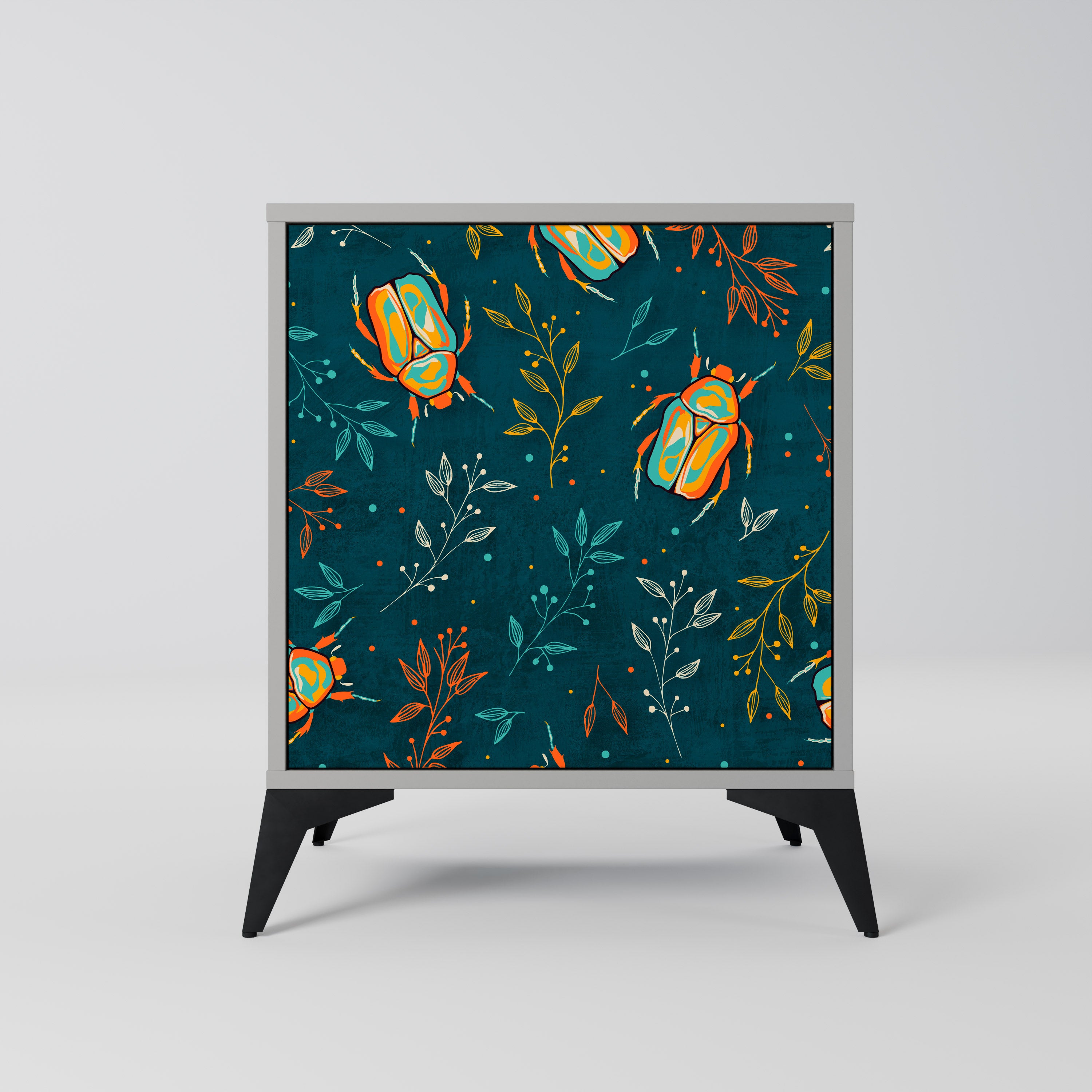 AUTUMN INSECTS Sideboard mit 1 Tür in Grau