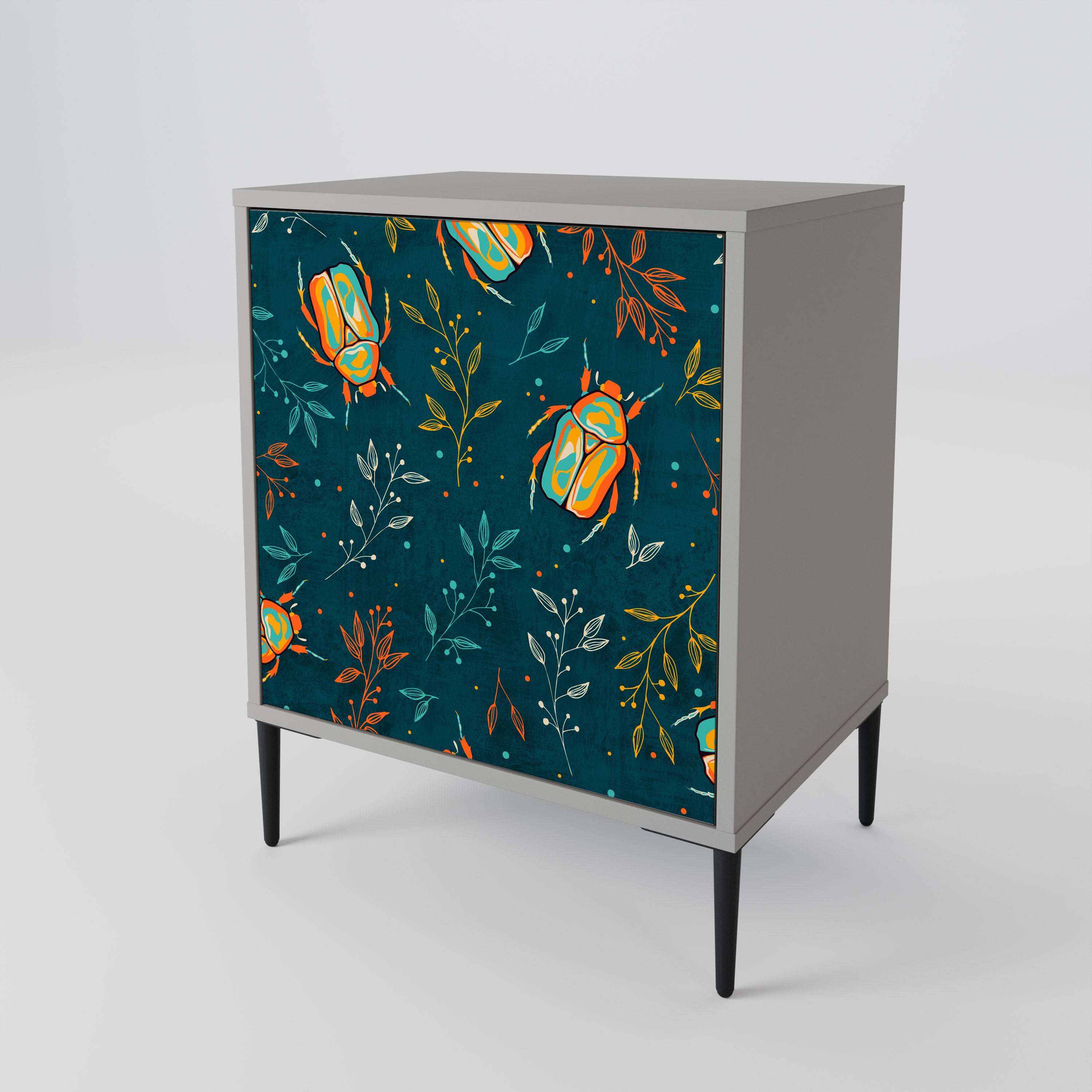 AUTUMN INSECTS Sideboard mit 1 Tür in Grau