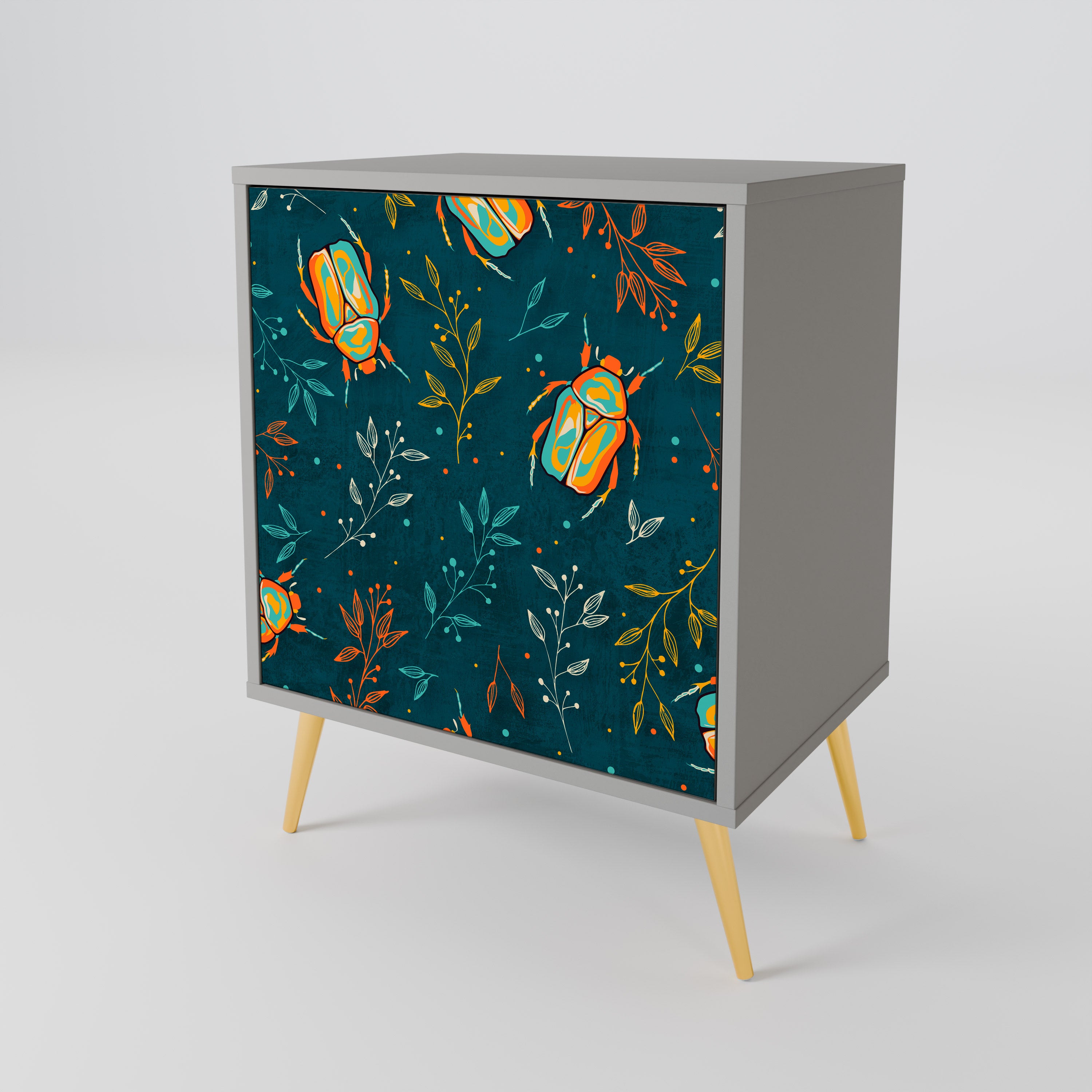AUTUMN INSECTS Sideboard mit 1 Tür in Grau
