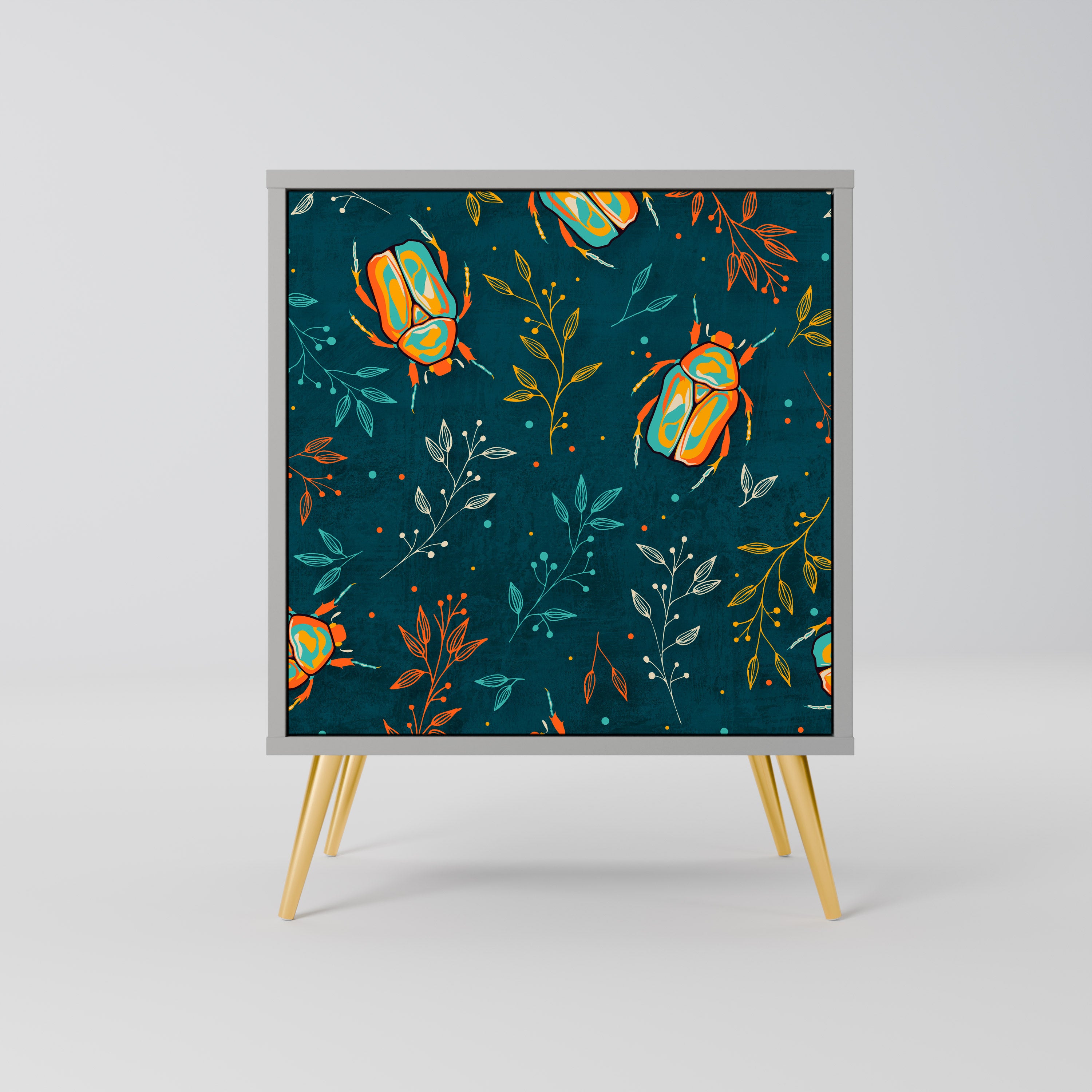 AUTUMN INSECTS Sideboard mit 1 Tür in Grau