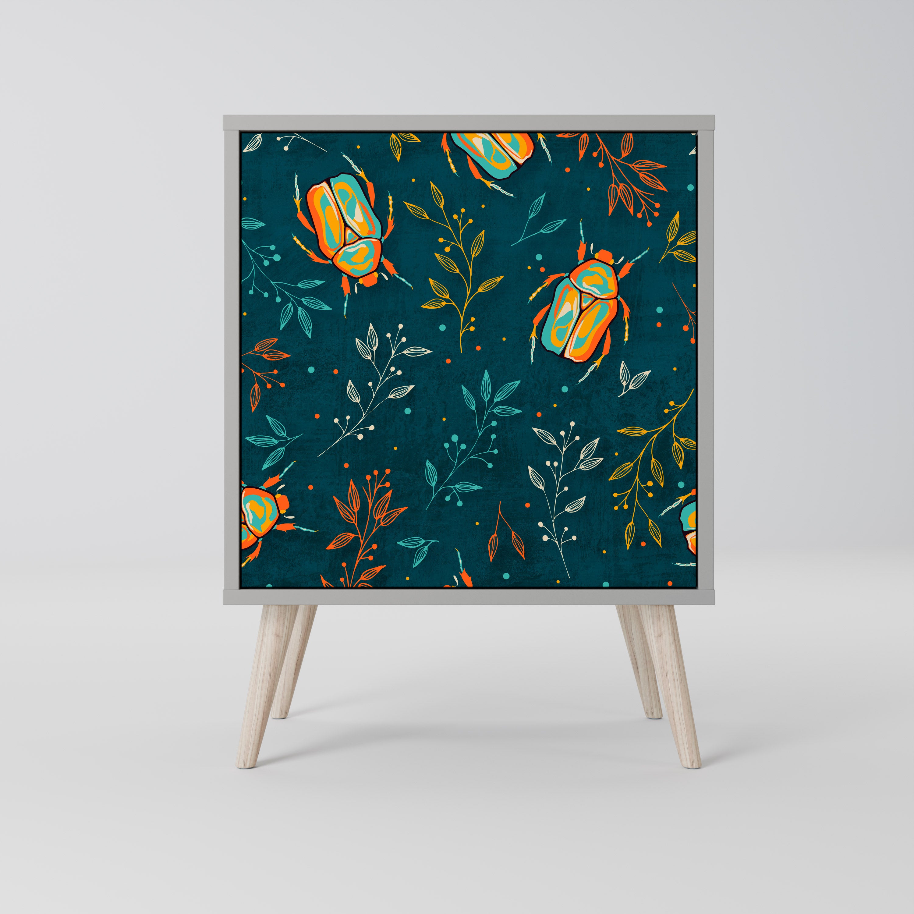 AUTUMN INSECTS Sideboard mit 1 Tür in Grau