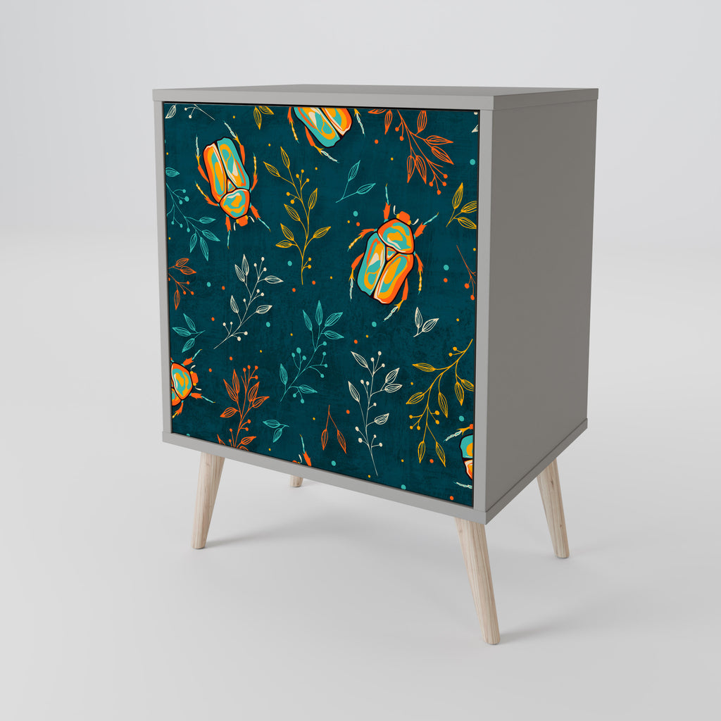 AUTUMN INSECTS Sideboard mit 1 Tür in Grau