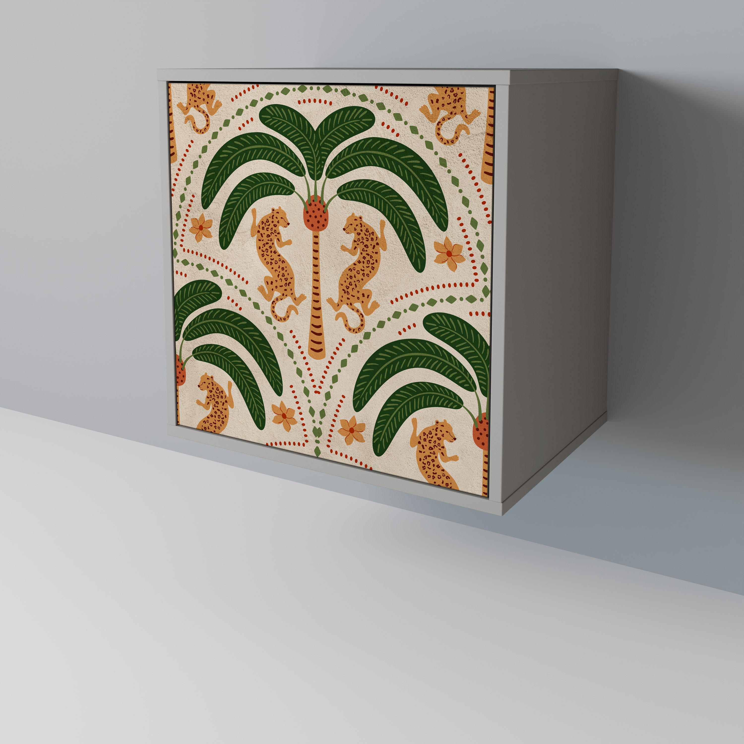 DANCING PREDATORS Sideboard mit 1 Tür in Grau