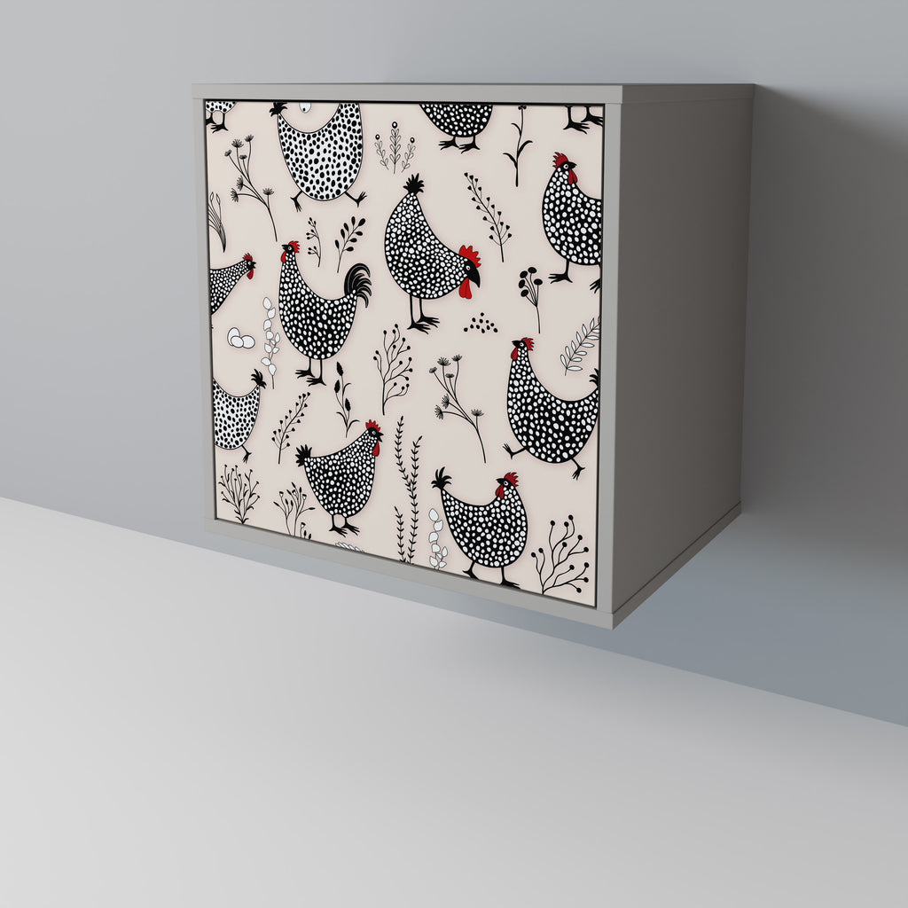 HAPPY HENS Sideboard mit 1 Tür in Grau