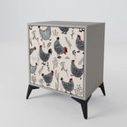 HAPPY HENS Sideboard mit 1 Tür in Grau