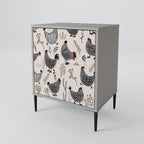 HAPPY HENS Sideboard mit 1 Tür in Grau