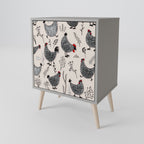 HAPPY HENS Sideboard mit 1 Tür in Grau