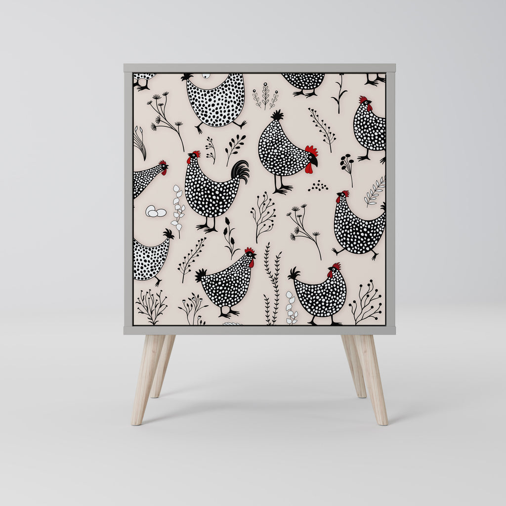 HAPPY HENS Sideboard mit 1 Tür in Grau