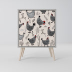 HAPPY HENS Sideboard mit 1 Tür in Grau