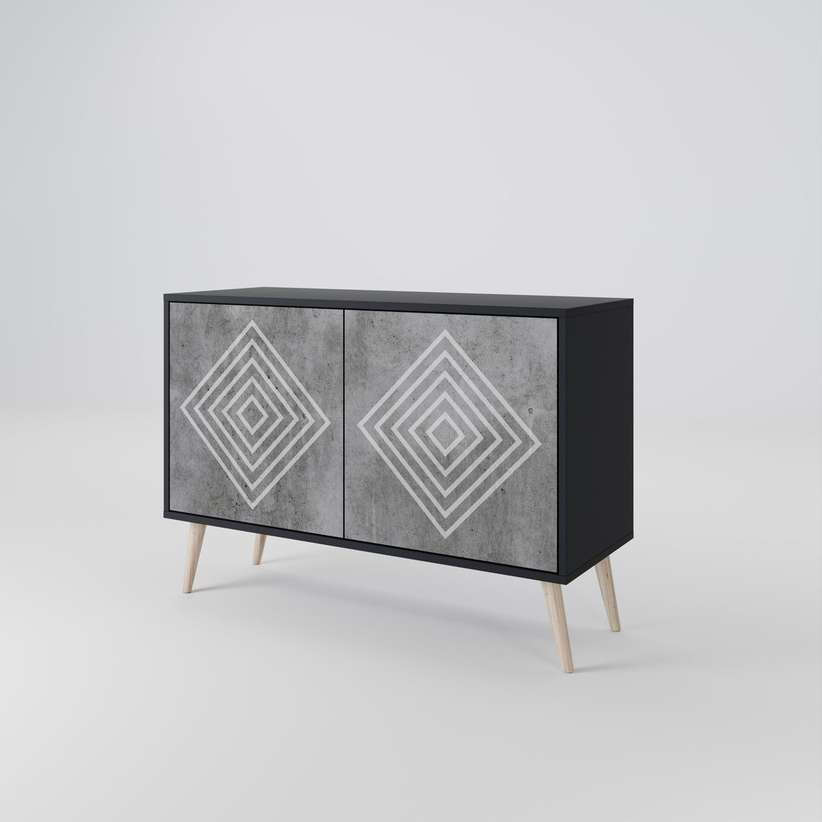 POLYGONAL ARTISTRY 2-türiges Sideboard