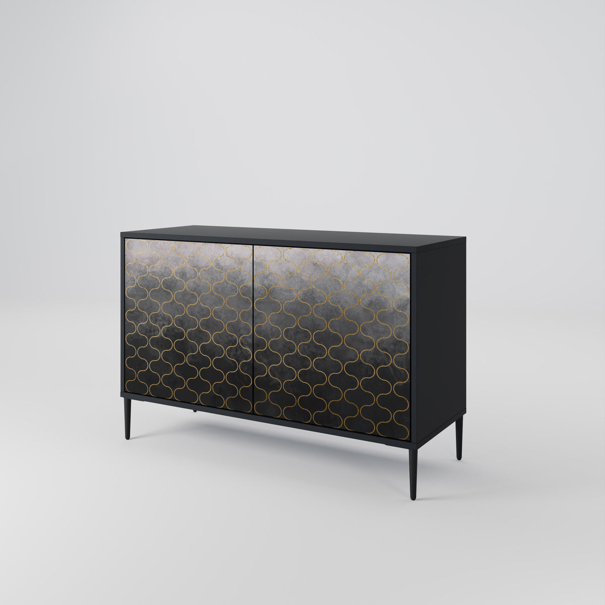 TESSELATED GRAYISH 2-türiges Sideboard