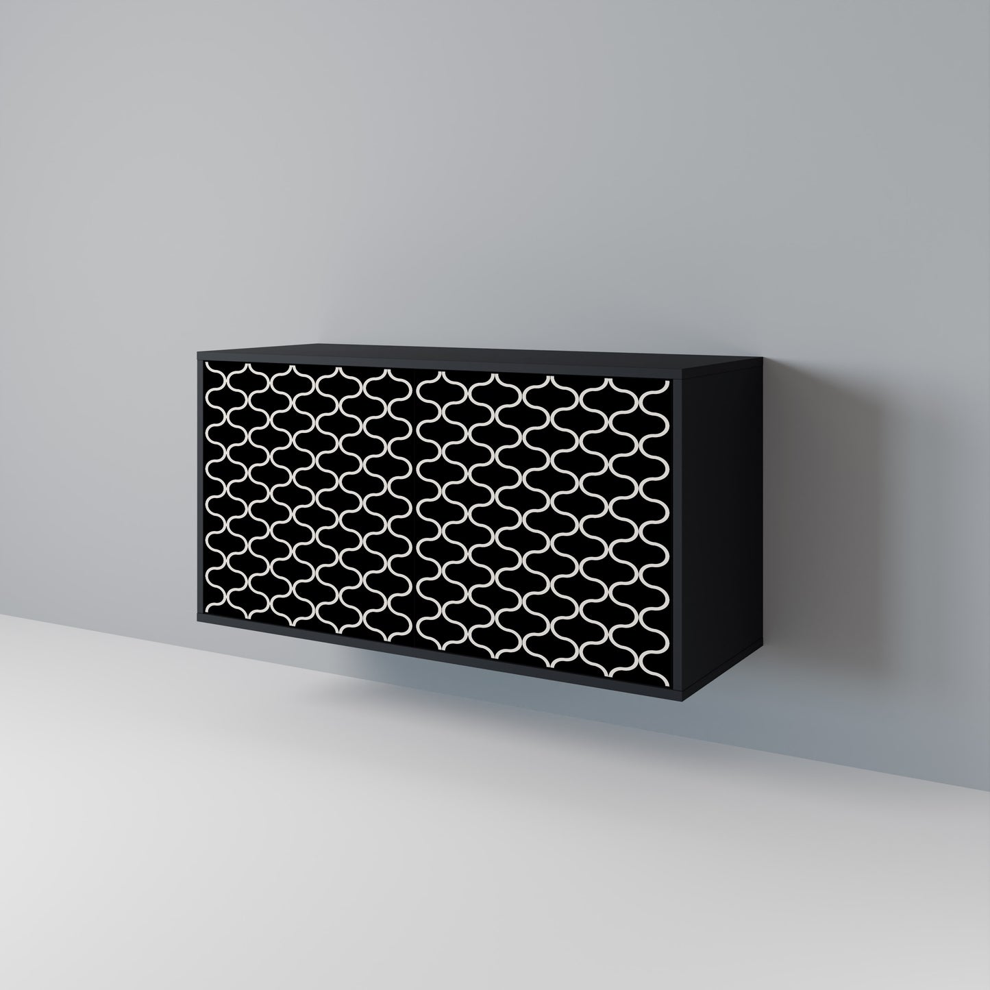 TESSELATED BLACKNESS 2-türiges Sideboard