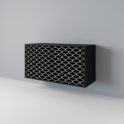 TESSELATED BLACKNESS 2-türiges Sideboard