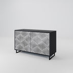 CONCRETE MOVEMENT 2-Door Sideboard in Black Finish