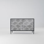 CONCRETE MOVEMENT 2-Door Sideboard in Black Finish