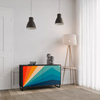 PRISM CONCUSSION Sideboard mit 2 Türen in Schwarz