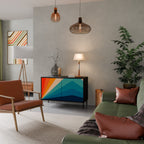 PRISM CONCUSSION Sideboard mit 2 Türen in Schwarz