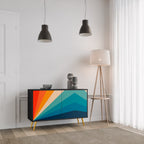 PRISM CONCUSSION Sideboard mit 2 Türen in Schwarz