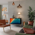 PRISM CONCUSSION Sideboard mit 2 Türen in Schwarz