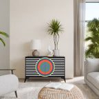 SPECTRA SHOWCASE 2-Door Sideboard in Black Finish