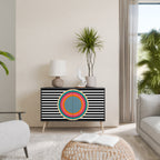 SPECTRA SHOWCASE 2-Door Sideboard in Black Finish