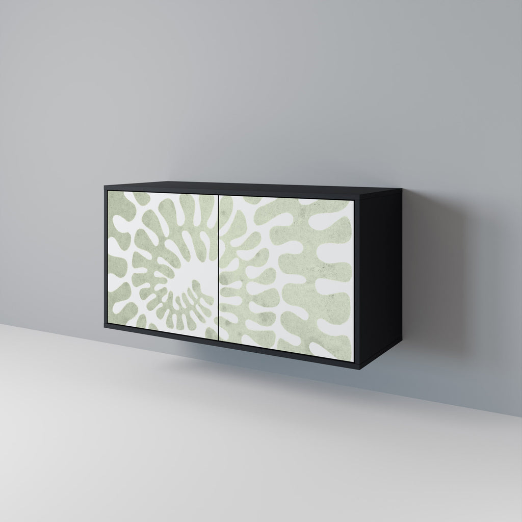 HELIX DANCE Sideboard mit 2 Türen in Schwarz