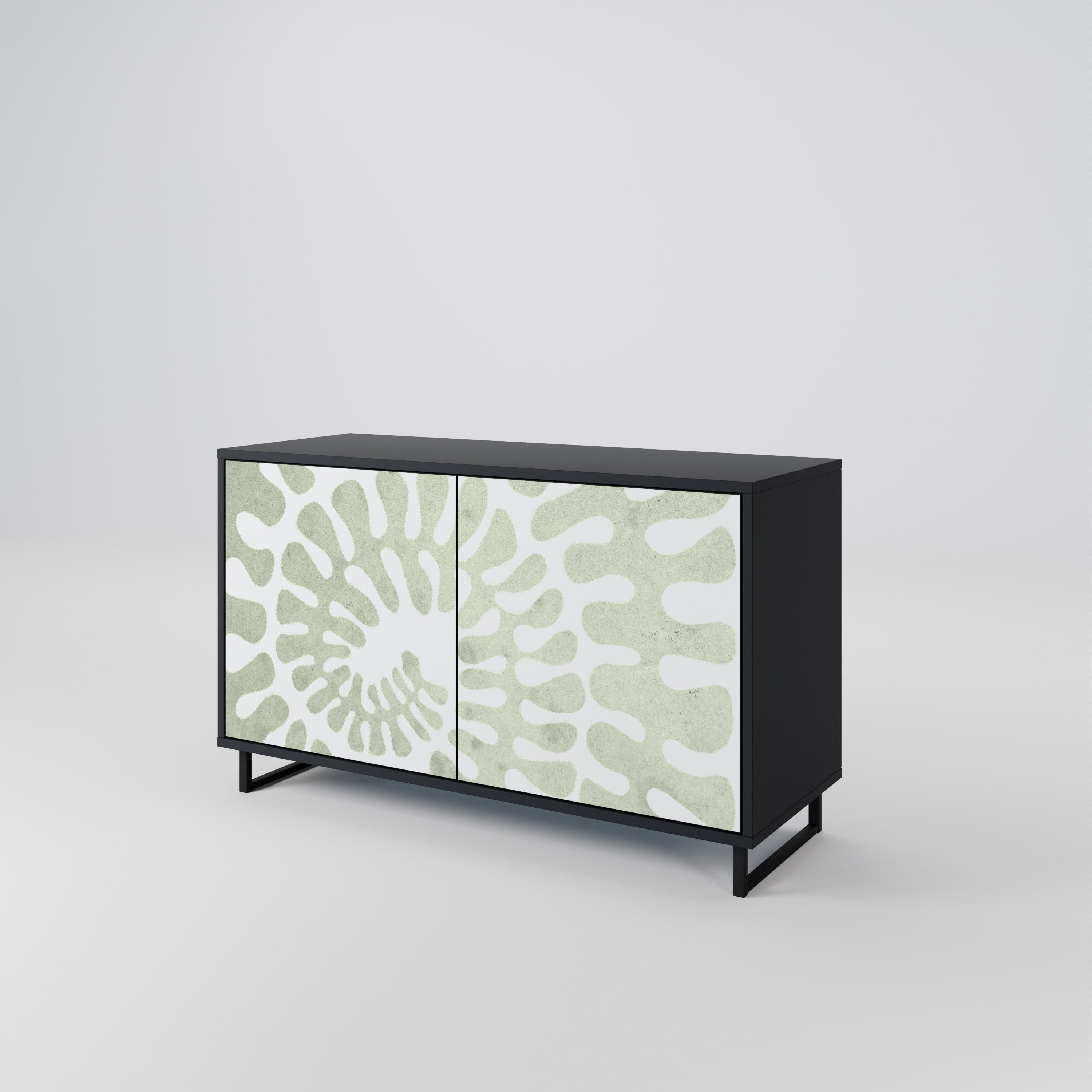 HELIX DANCE Sideboard mit 2 Türen in Schwarz