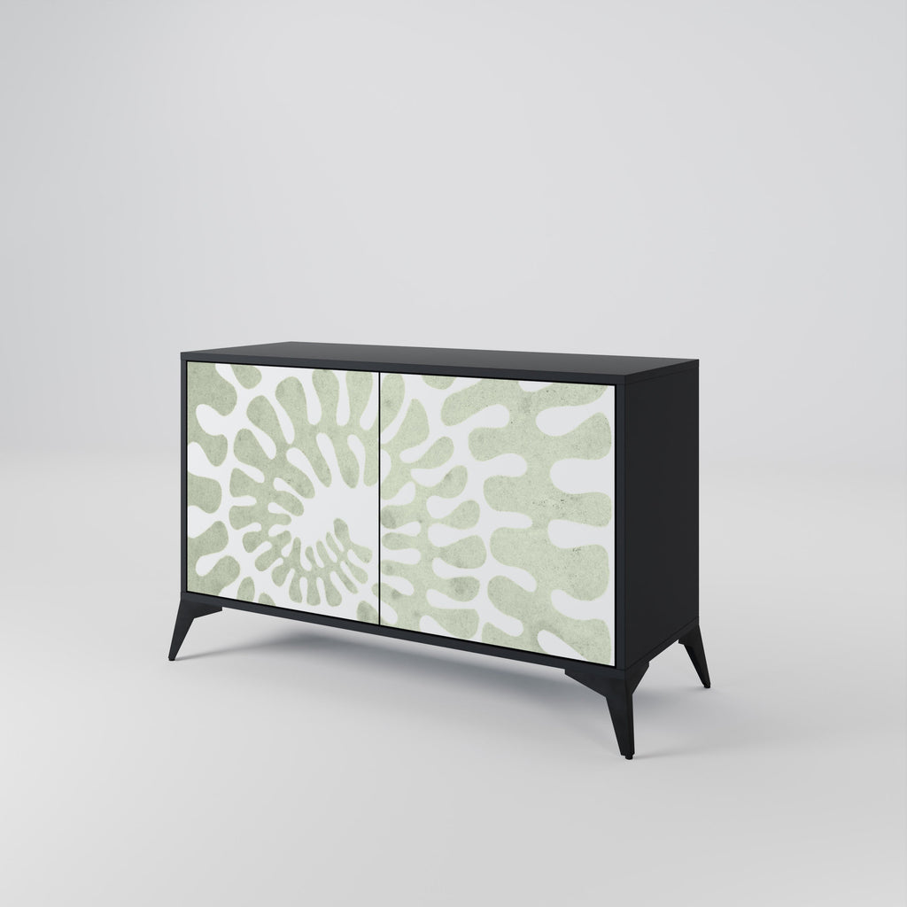HELIX DANCE Sideboard mit 2 Türen in Schwarz