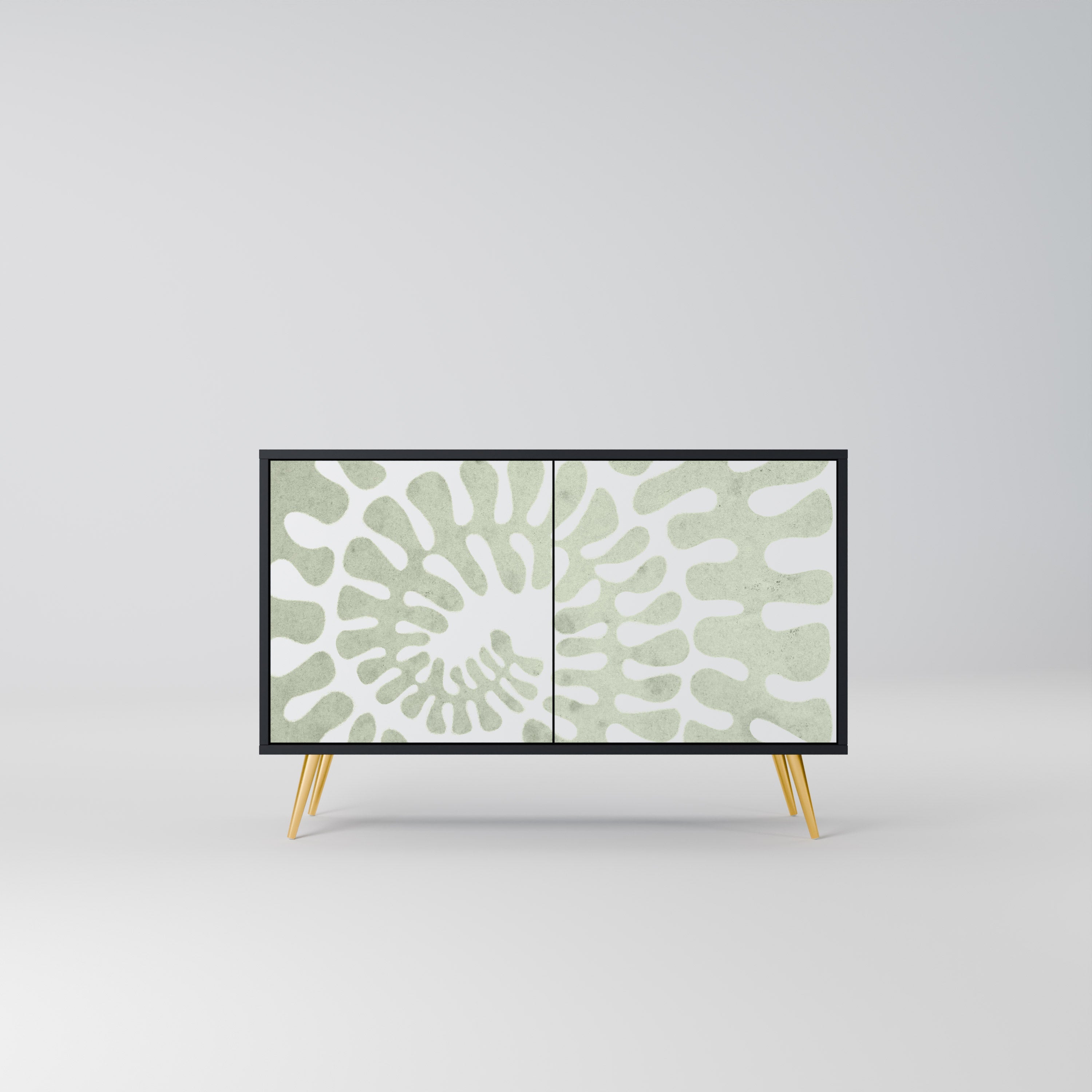 HELIX DANCE Sideboard mit 2 Türen in Schwarz