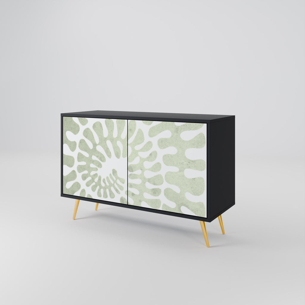 HELIX DANCE Sideboard mit 2 Türen in Schwarz