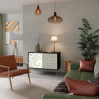 HELIX DANCE Sideboard mit 2 Türen in Schwarz