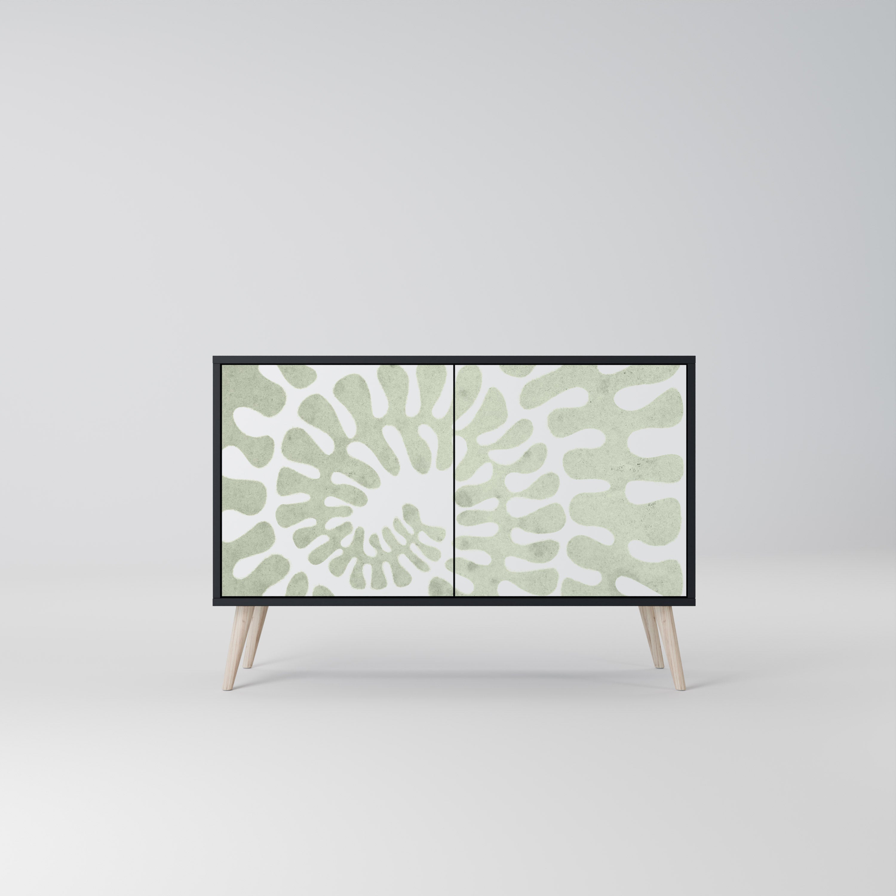 HELIX DANCE Sideboard mit 2 Türen in Schwarz