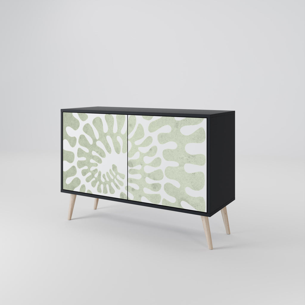 HELIX DANCE Sideboard mit 2 Türen in Schwarz