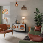 SPACE AROUND Sideboard mit 2 Türen in Schwarz